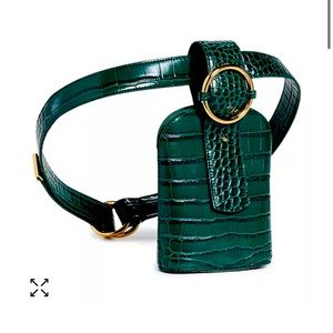 Parisa Wang hunter green belt bag
